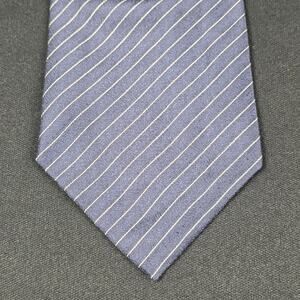 Pitti Uomo Men's Navy Blue 100% Silk Pinstripe Necktie Classic